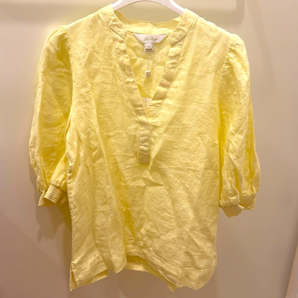 Lilly Pulitzer Mialeigh Linen Top